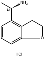 (S)-1-(2,3-Dihydrobenzofuran-4-yl)ethan-1-amine hydrochloride 구조식 이미지