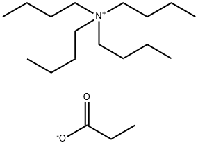 1-Butanaminium, N,N,N-tributyl-, propanoate (1:1) Structure