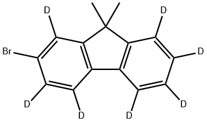 9H-Fluorene-1,2,3,4,5,6,8-d7, 7-bromo-9,9-dimethyl- Structure