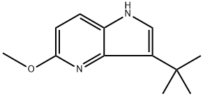 3-(tert-Butyl)-5-methoxy-1H-pyrrolo[3,2-b]pyridine Structure