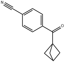 4-(bicyclo[1.1.1]pentane-1-carbonyl)benzonitrile Structure