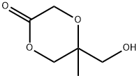 5-(Hydroxymethyl)-5-methyl-1,4-dioxan-2-one Structure