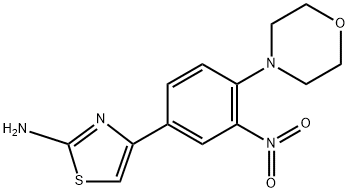 4-(4-morpholino-3-nitrophenyl)thiazol-2-amine Structure