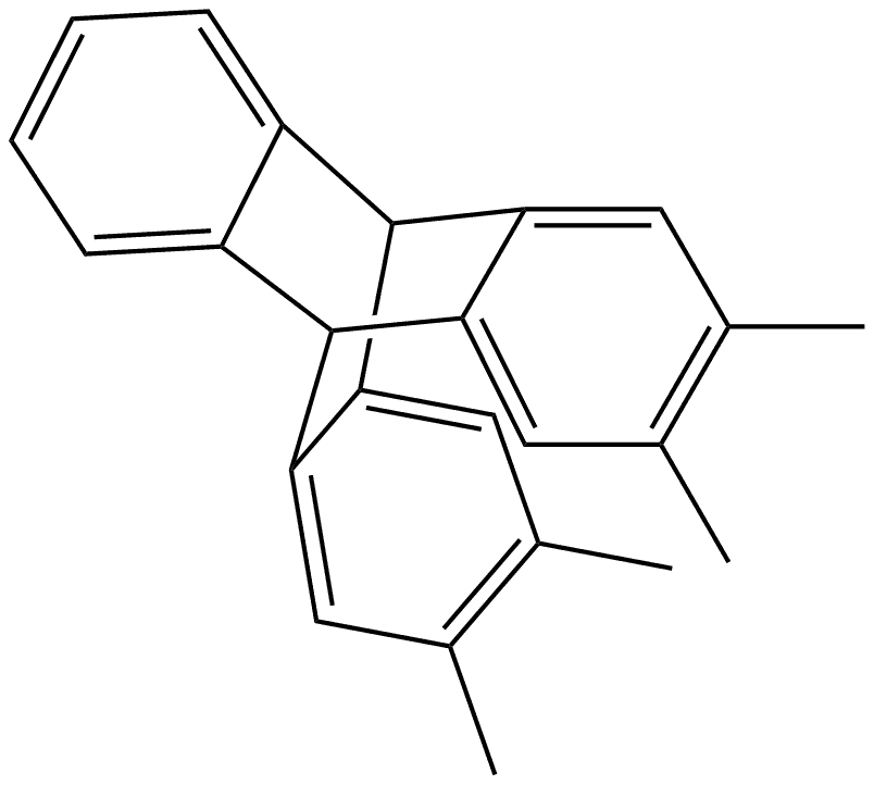 9,10[1',2']-Benzenoanthracene, 9,10-dihydro-2,3,6,7-tetramethyl- Structure