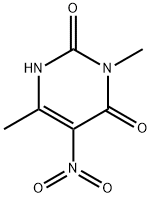 3,6-Dimethyl-5-nitropyrimidine-2,4(1H,3H)-dione Structure