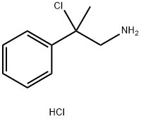 ?-Chloro-?-methyl phenethylamine hydrochloride Structure