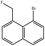 1-Bromo-8-(fluoromethyl)naphthalene 구조식 이미지