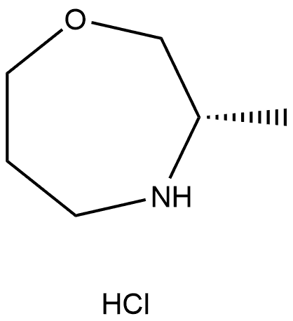 (S)-3-methyl-1,4-oxazepane hydrochloride Structure