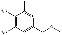 6-(Methoxymethyl)-2-methylpyridine-3,4-diamine 구조식 이미지