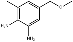 5-(Methoxymethyl)-3-methylbenzene-1,2-diamine Structure