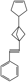 1-(cyclopent-3-en-1-yl)-3-(phenylethynyl)bicyclo[1.1.1]pentane Structure