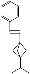 1-isopropyl-3-(phenylethynyl)bicyclo[1.1.1]pentane Structure