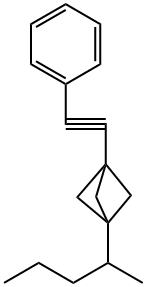 1-(pentan-2-yl)-3-(phenylethynyl)bicyclo[1.1.1]pentane Structure