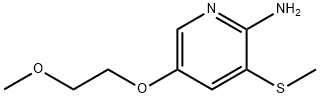 5-(2-Methoxyethoxy)-3-(methylthio)pyridin-2-amine Structure