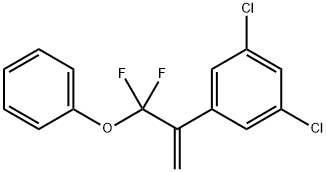 1,3-dichloro-5-(3,3-difluoro-3-phenoxyprop-1-en-2-yl)benzene Structure