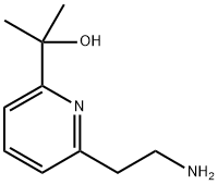 2-(6-(2-Aminoethyl)pyridin-2-yl)propan-2-ol 구조식 이미지