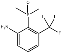 (2-Amino-6-(trifluoromethyl)phenyl)dimethylphosphine oxide Structure