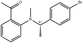 (S)-1-(2-((1-(4-bromophenyl)ethyl)(methyl)amino)phenyl)ethan-1-one Structure