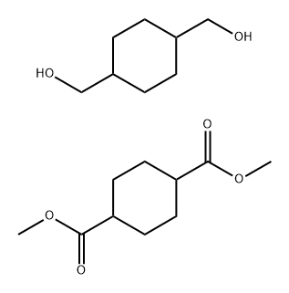 1,4-Cyclohexanedicarboxylic acid, dimethyl ester, polymer with 1,4-cyclohexanedimethanol Structure