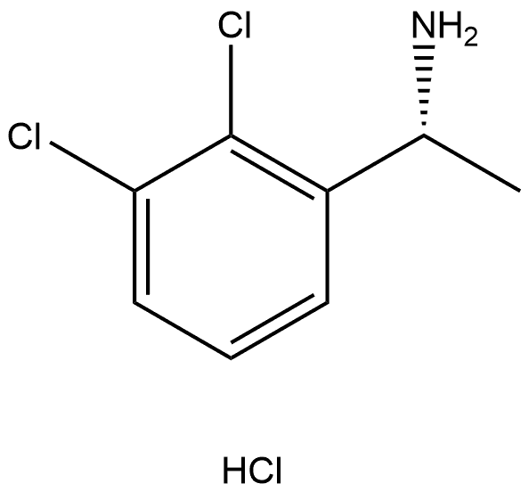 (R)-1-(2,3-dichlorophenyl)ethan-1-amine hydrochloride Structure