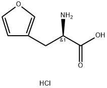 (R)-2-Amino-3-(furan-3-yl)propanoic acid hydrochloride Structure