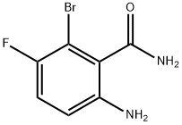 6-Amino-2-bromo-3-fluorobenzamide 구조식 이미지