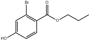 Benzoic acid, 2-bromo-4-hydroxy-, propyl ester Structure