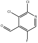 2,3-Dichloro-5-fluoroisonicotinaldehyde Structure