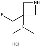 3-(Fluoromethyl)-N,N-dimethylazetidin-3-amine hydrochloride Structure