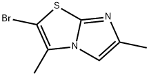 2-bromo-3,6-dimethylimidazo[2,1-b]thiazole Structure