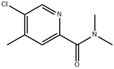 5-chloro-N,N,4-trimethylpicolinamide Structure