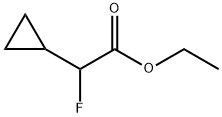 Cyclopropyl-fluoro-acetic acid ethyl ester Structure