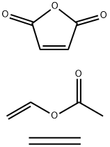 아세트산에테닐에스테르,에텐및2,5-푸란디온중합체 구조식 이미지