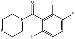 Thiomorpholino(2,3,6-trifluorophenyl)methanone 구조식 이미지