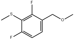 (2,6-Difluoro-3-(methoxymethyl)phenyl)(methyl)sulfane 구조식 이미지