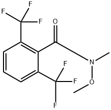 N-methoxy-N-methyl-2,6-bis(trifluoromethyl)benzamide Structure