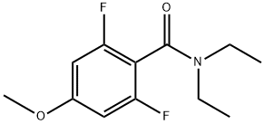 N,N-diethyl-2,6-difluoro-4-methoxybenzamide Structure