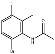 N-(6-bromo-3-fluoro-2-methylphenyl)acetamide Structure