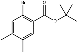 Tert-butyl 2-bromo-4,5-dimethylbenzoate 구조식 이미지