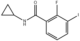 N-cyclopropyl-2-fluoro-3-iodobenzamide Structure