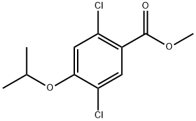 Methyl 2,5-dichloro-4-isopropoxybenzoate Structure