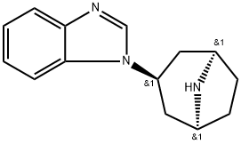 8-Azabicyclo[3.2.1]octane, 3-(1H-benzimidazol-1-yl)-, (3-endo)- Structure