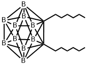 1,2-Dihexyl-o-carborane Structure