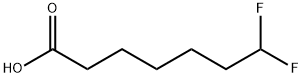 7,7-Difluoro-heptanoic acid 구조식 이미지