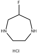 6-Fluoro-[1,4]diazepane dihydrochloride Structure