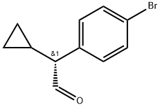 Benzeneacetaldehyde, 4-bromo-α-cyclopropyl-, (αR)- 구조식 이미지