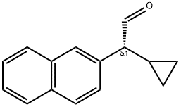 (R)-2-Cyclopropyl-2-(naphthalen-2-yl)acetaldehyde Structure