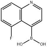 (5-Fluoroquinolin-4-yl)boronic acid Structure