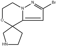 2-Bromo-6,7-dihydrospiro[pyrazolo[5,1-c][1,4]oxazine-4,3'-pyrrolidine Structure