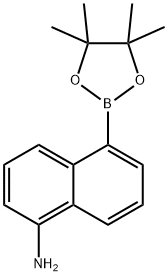 5-(4,4,5,5-Tetramethyl-1,3,2-dioxaborolan-2-yl)naphthalen-1-amine Structure